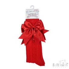 S350-R: Red Length Socks (0-24 Months)